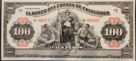 Аверс банкноты 100 песо 