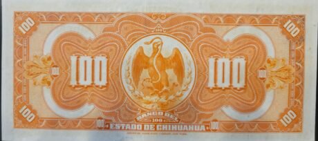 Реверс банкноты 100 песо 