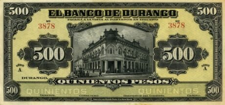 Аверс банкноты 500 песо 