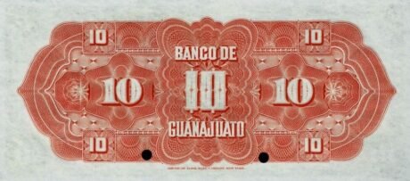 Реверс банкноты 10 песо 