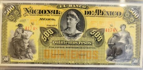 Аверс банкноты 500 песо 