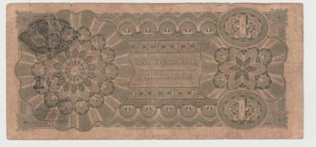 Реверс банкноты 1 песо 