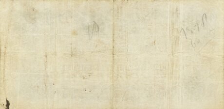 Реверс банкноты 25 гульденов (Нидерланды) 1860 года