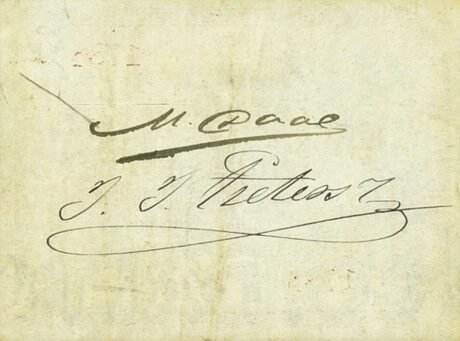 Реверс банкноты 50 центов (Нидерланды) 1892 года