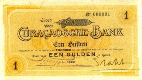 Аверс банкноты 1 gulden (Holandia) 1920