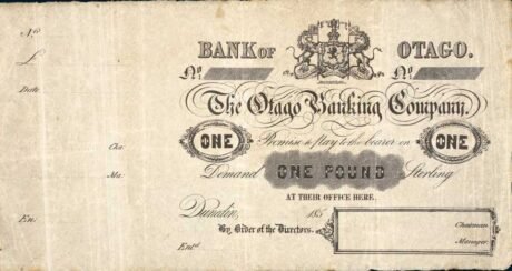 Аверс банкноты 1 фунт 