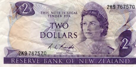 Аверс банкноты 2 доллара 