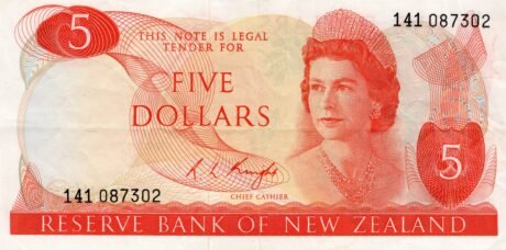 Аверс банкноты 5 долларов 