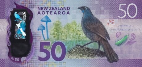 Реверс банкноты 50 долларов (Новая Зеландия) 2016 года