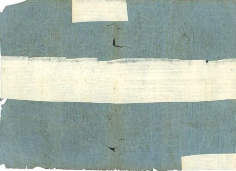 Реверс банкноты 5 специедалер (Норвегия) 1827 года