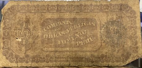 Реверс банкноты 5 солей 