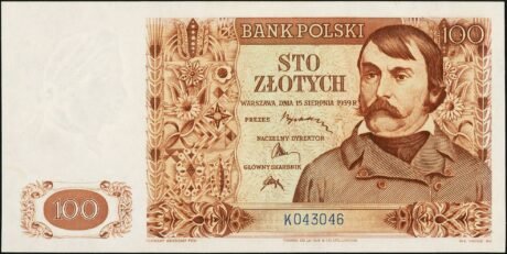 Аверс банкноты 100 złotych „Rząd Polski na Uchodźstwie w czasie II wojny światowej” (Polska) 1939