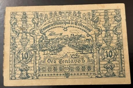 Аверс банкноты 10 сентаво 