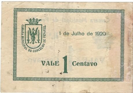 Реверс банкноты 1 сентаво 