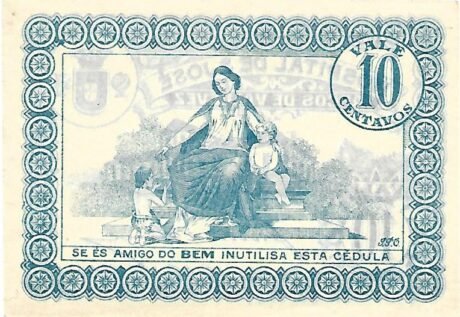 Реверс банкноты 10 сентаво 