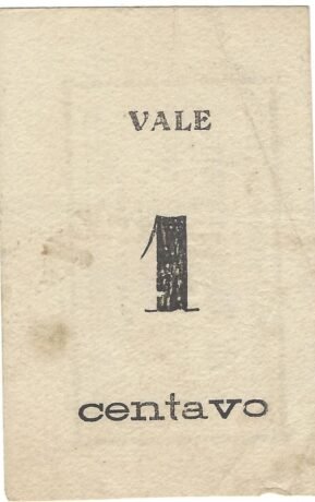 Реверс банкноты 1 сентаво 