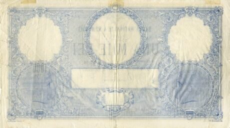 Реверс банкноты 1000 лей  (Румыния) 1910 года