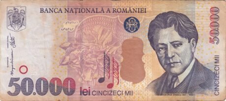 Аверс банкноты 50000 лей (Румыния) 2000 года