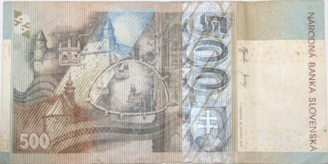 Реверс банкноты 500 крон (Словакия) 2000 года