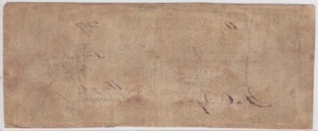 Реверс банкноты 1 доллар Farmers' Bank (Соединенные Штаты Америки) 1827 года