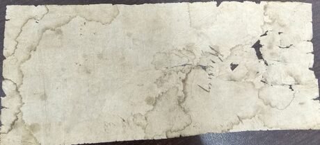 Реверс банкноты 1 доллар 75 центов Fall River Union Bank - Rhode Island (Соединенные Штаты Америки) 1853 года