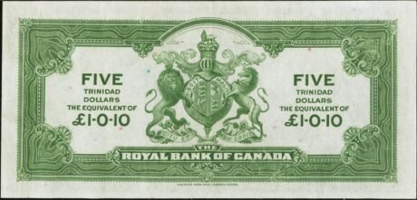 Реверс банкноты 5 долларов 