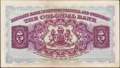 Реверс банкноты 5 долларов 