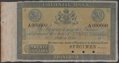 Аверс банкноты 20 долларов 