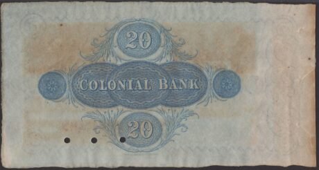 Реверс банкноты 20 долларов 