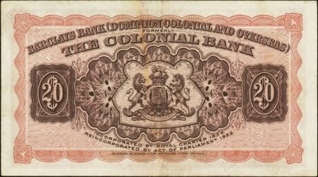 Реверс банкноты 20 долларов 