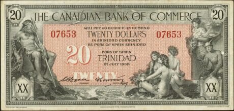 Аверс банкноты 20 долларов 