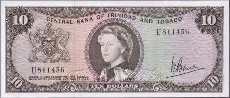 Аверс банкноты 10 долларов 