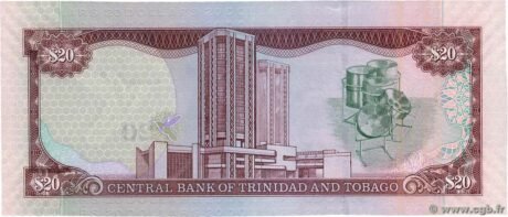 Реверс банкноты 20 долларов 