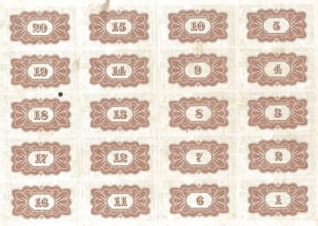 Реверс банкноты 90 rubli „Syberyjski Komitet Rewolucyjny” (Rosja) 1920