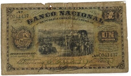 Аверс банкноты 1 песо 