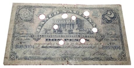 Аверс банкноты 2 песо 