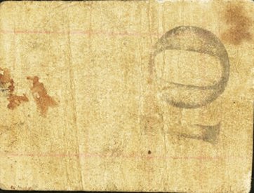 Реверс банкноты 10 centavos (Filipiny) 1943