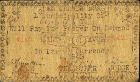 Аверс банкноты 20 сентаво (Филиппины) 1943 года