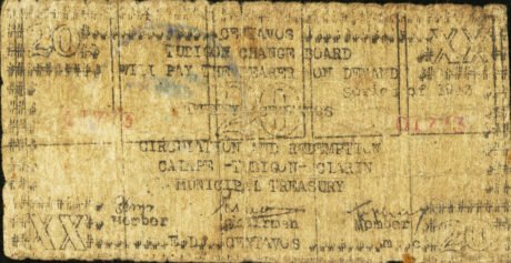 Аверс банкноты 20 сентаво (Филиппины) 1943 года