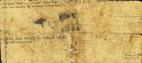 Реверс банкноты 5 сентаво (Филиппины) 1942 года