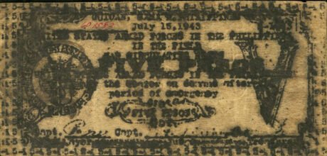 Аверс банкноты 5 pesos (Filipiny) 1943