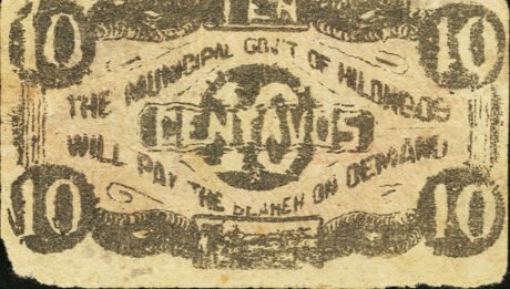 Аверс банкноты 10 сентаво (Филиппины) 1941 года