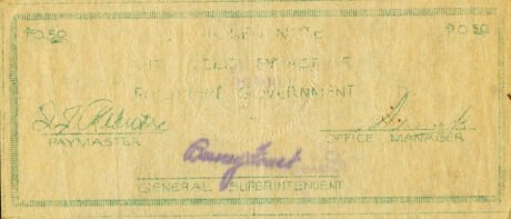 Аверс банкноты 50 сентаво (Филиппины) 1941 года