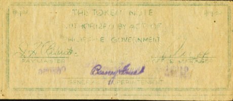 Аверс банкноты 1 песо (Филиппины) 1941 года