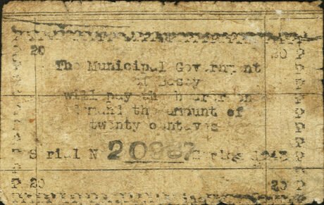 Аверс банкноты 20 centavos (Filipiny) 1943