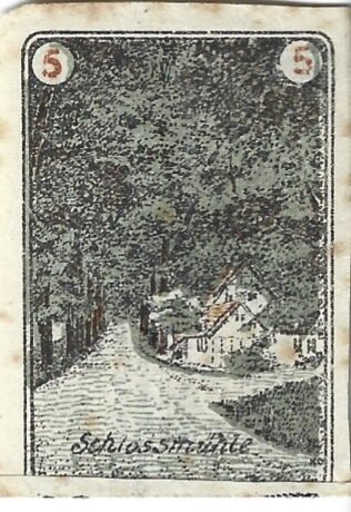 Реверс банкноты 5 fenigów (Niemcy) 1920