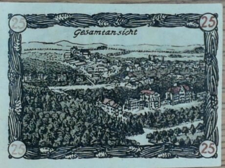 Реверс банкноты 25 пфеннигов (Германия) 1920 года