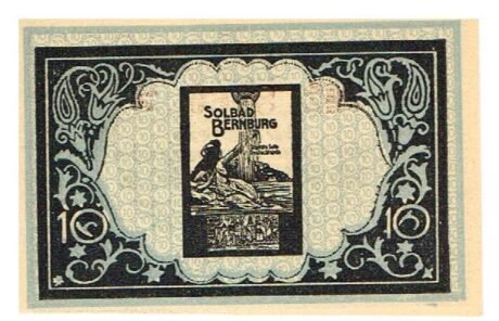 Реверс банкноты 10 Pfennige (Германия) 1920 года