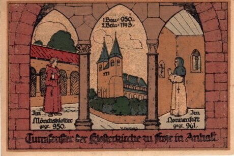 Реверс банкноты 50 fenigów (Niemcy) 1921