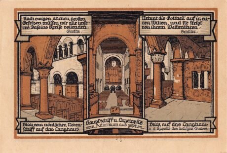 Реверс банкноты 75 пфеннигов (Германия) 1921 года